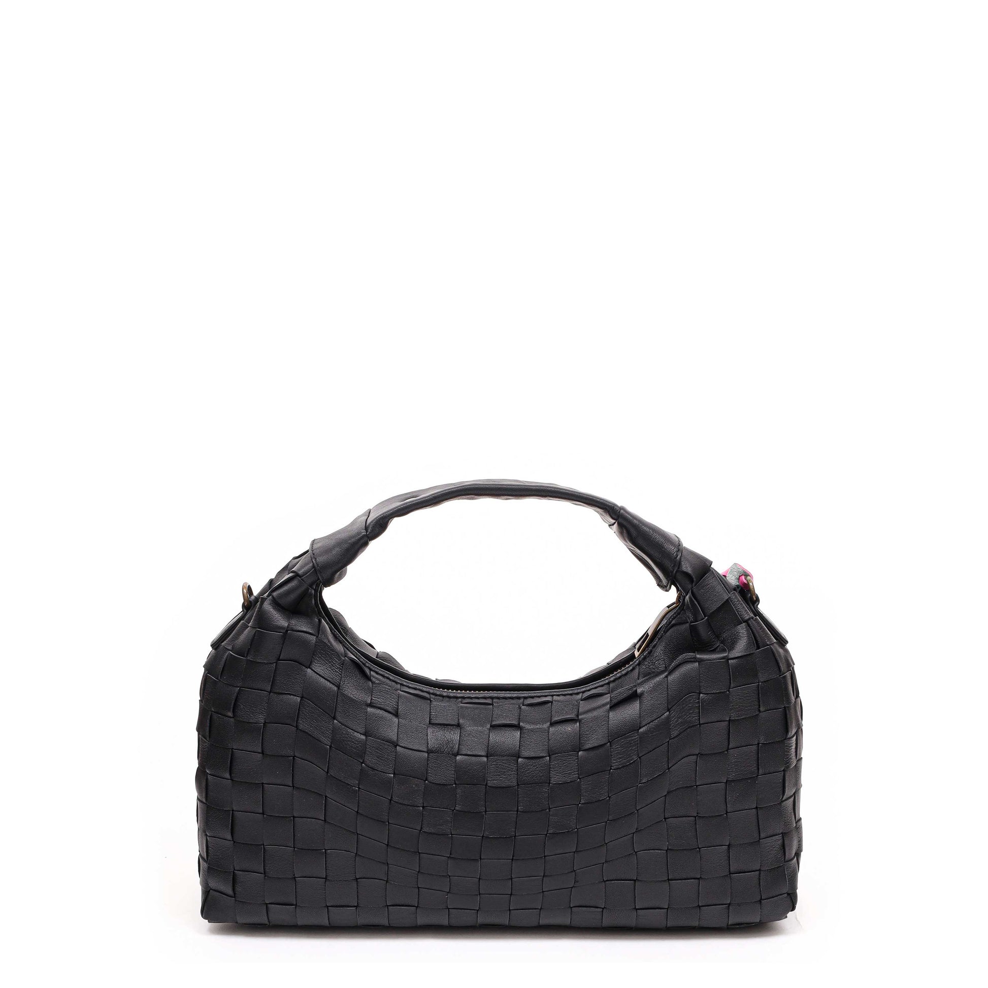 Núnoo Dandy Large Braided Sheep Black w. gold Medium Black