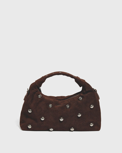 Dandy Rivet Suede Chocolate