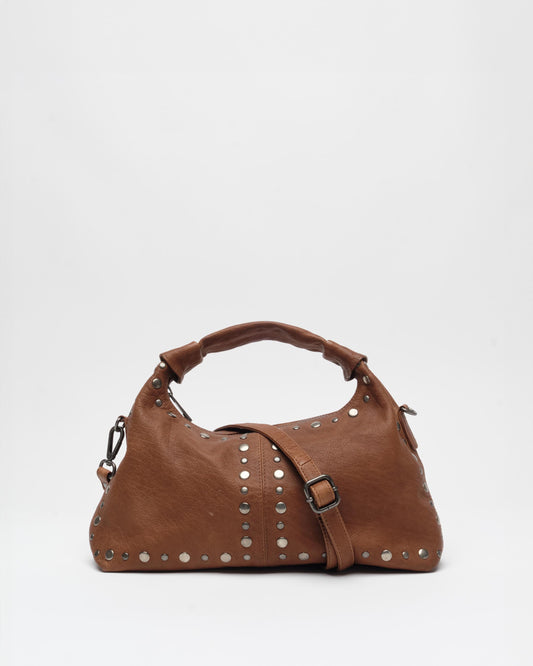 Núnoo Dandy Rivet Washed Caramel w. Antique Silver Medium Ginger