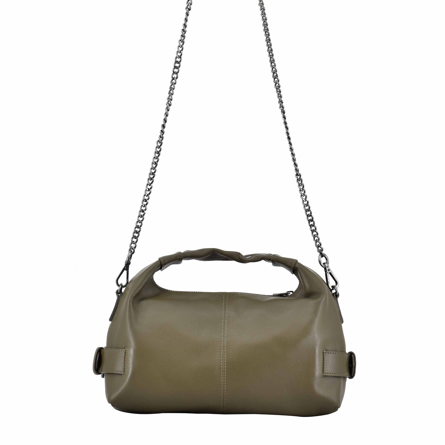 Núnoo Dandy w. Buckles Cozy Olive Small bag Olive