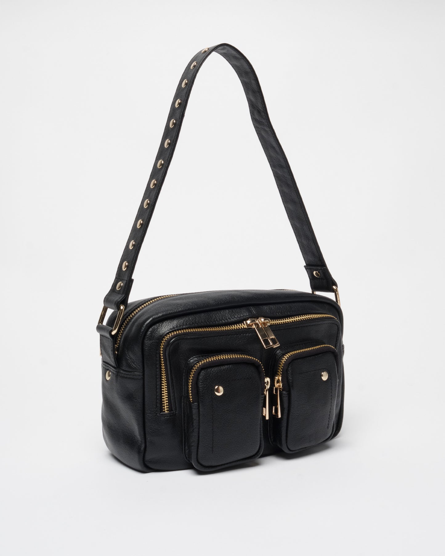 Núnoo Ellie Air 1 Black w. gold Medium Black