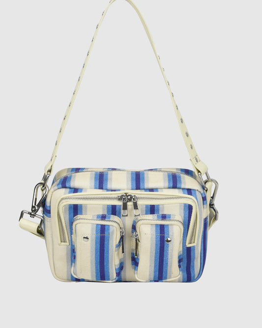Núnoo Ellie Canvas Blue Stripes Medium Blue Stripes