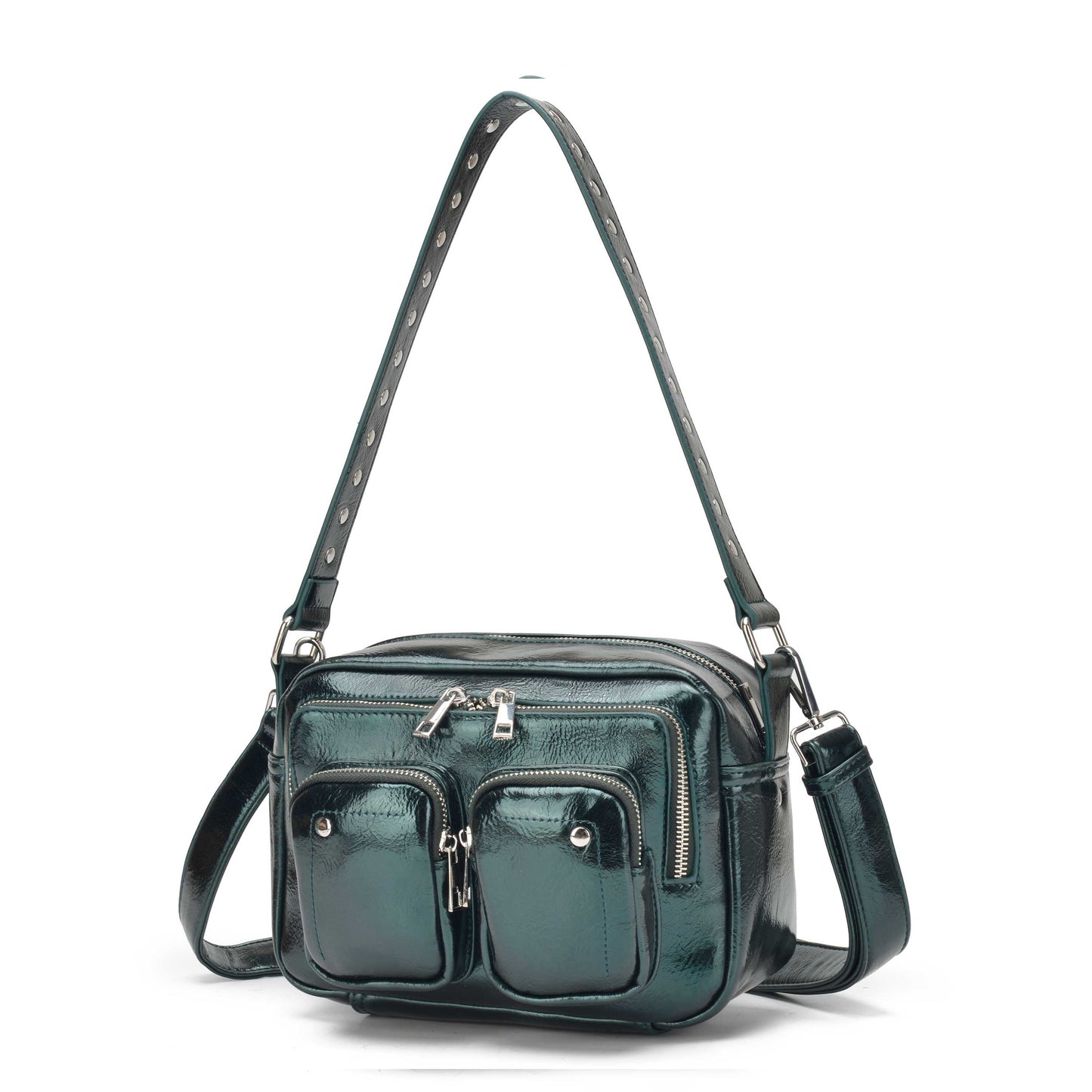 Núnoo Ellie Recycled Cool Dark Green Shoulder bags Dark green