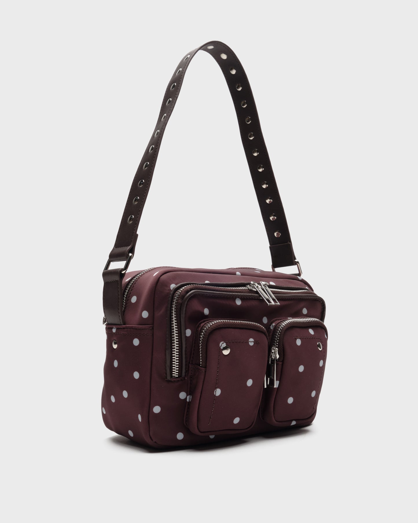Núnoo Ellie Recycled Nylon Black Medium Chocolate Dots