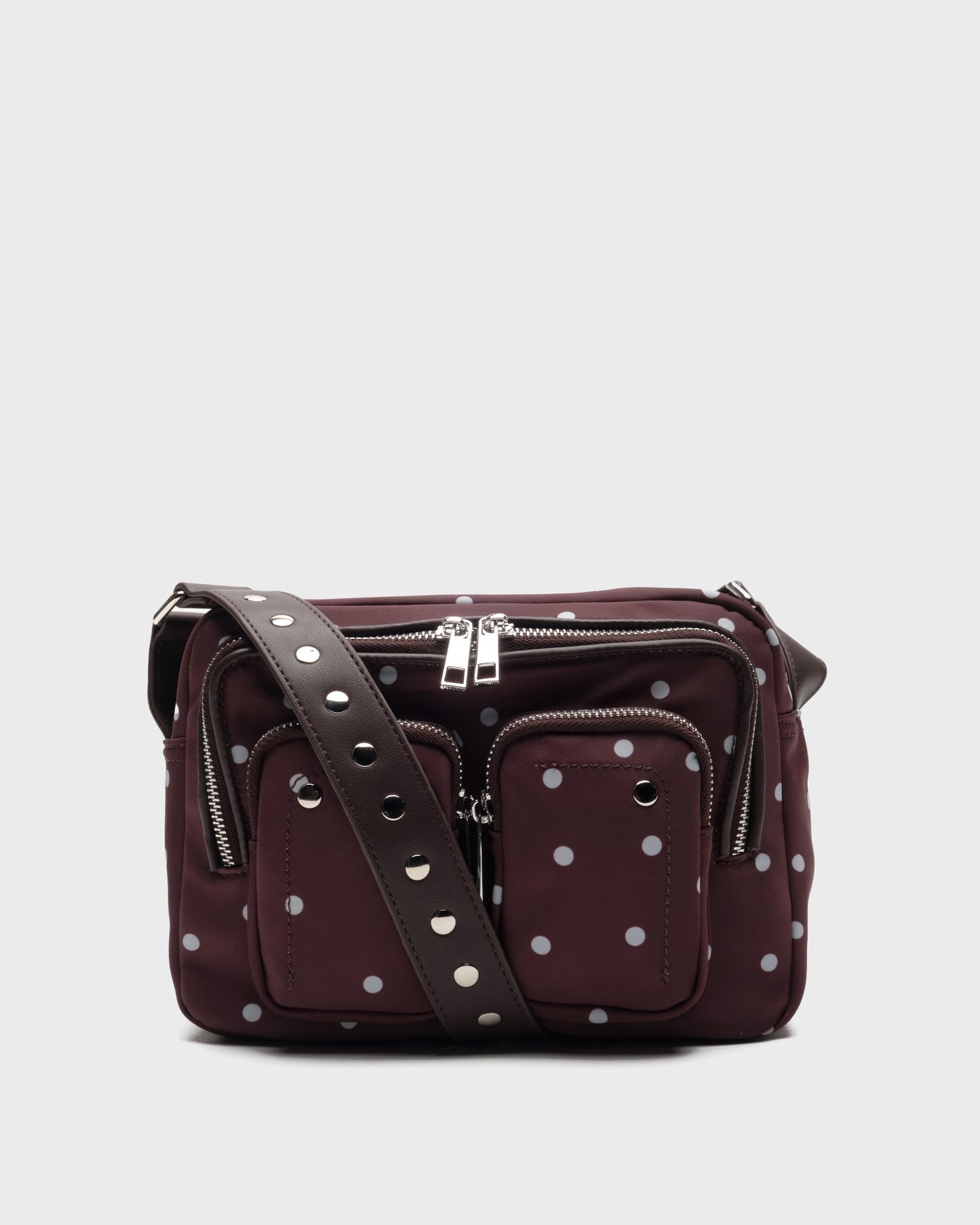 Núnoo Ellie Recycled Nylon Black Medium Chocolate Dots