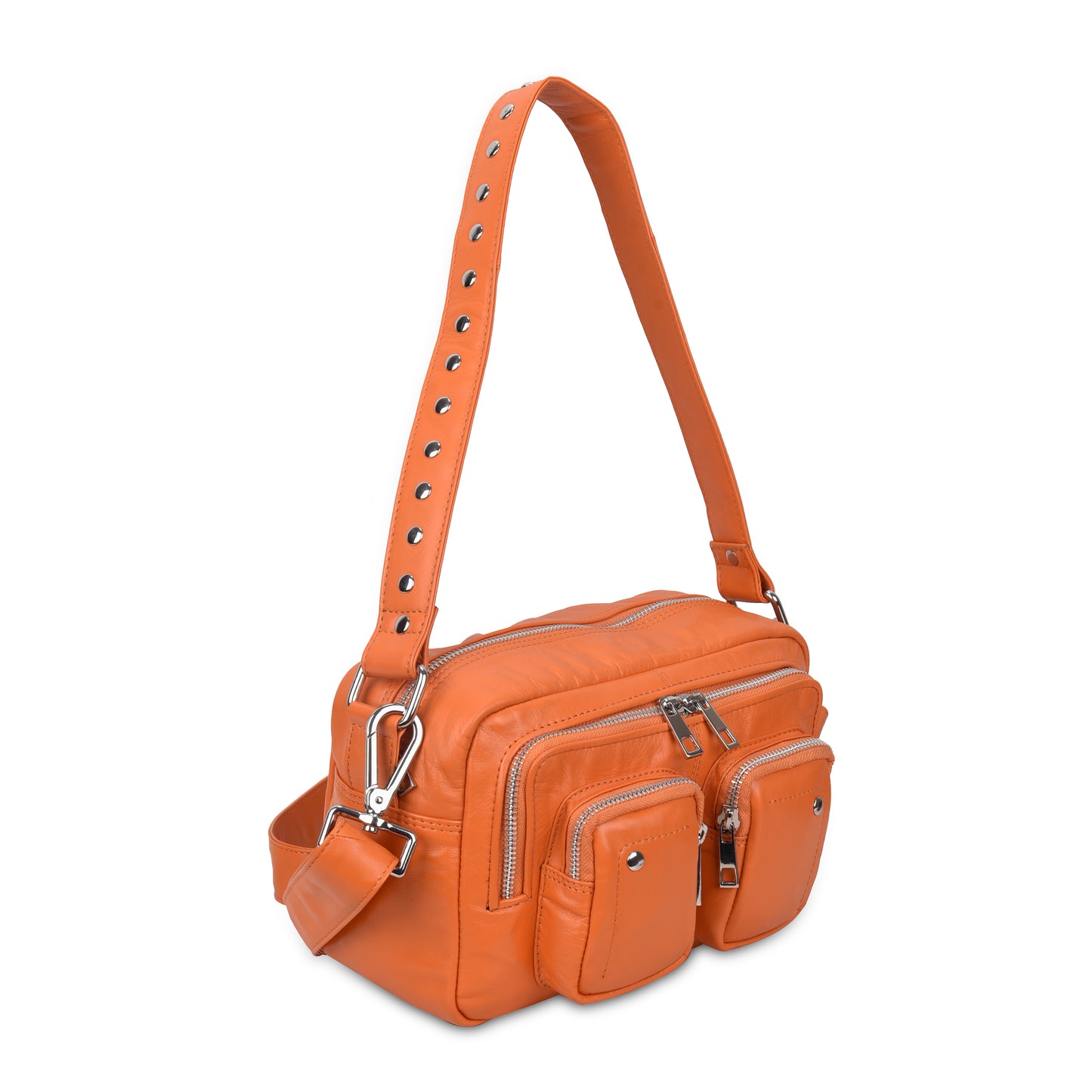 Núnoo Ellie Silky Orange Ferent Crossbody Orange