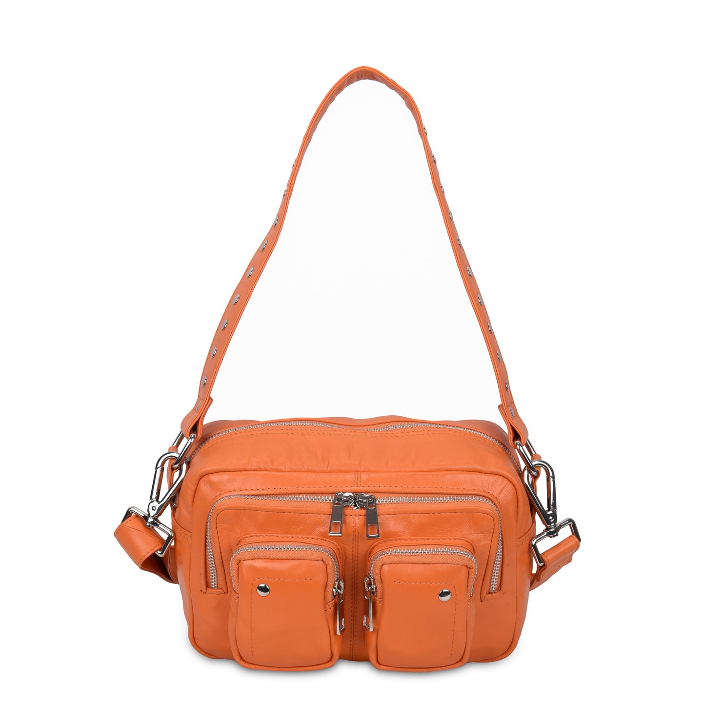 Núnoo Ellie Silky Orange Ferent Crossbody Orange