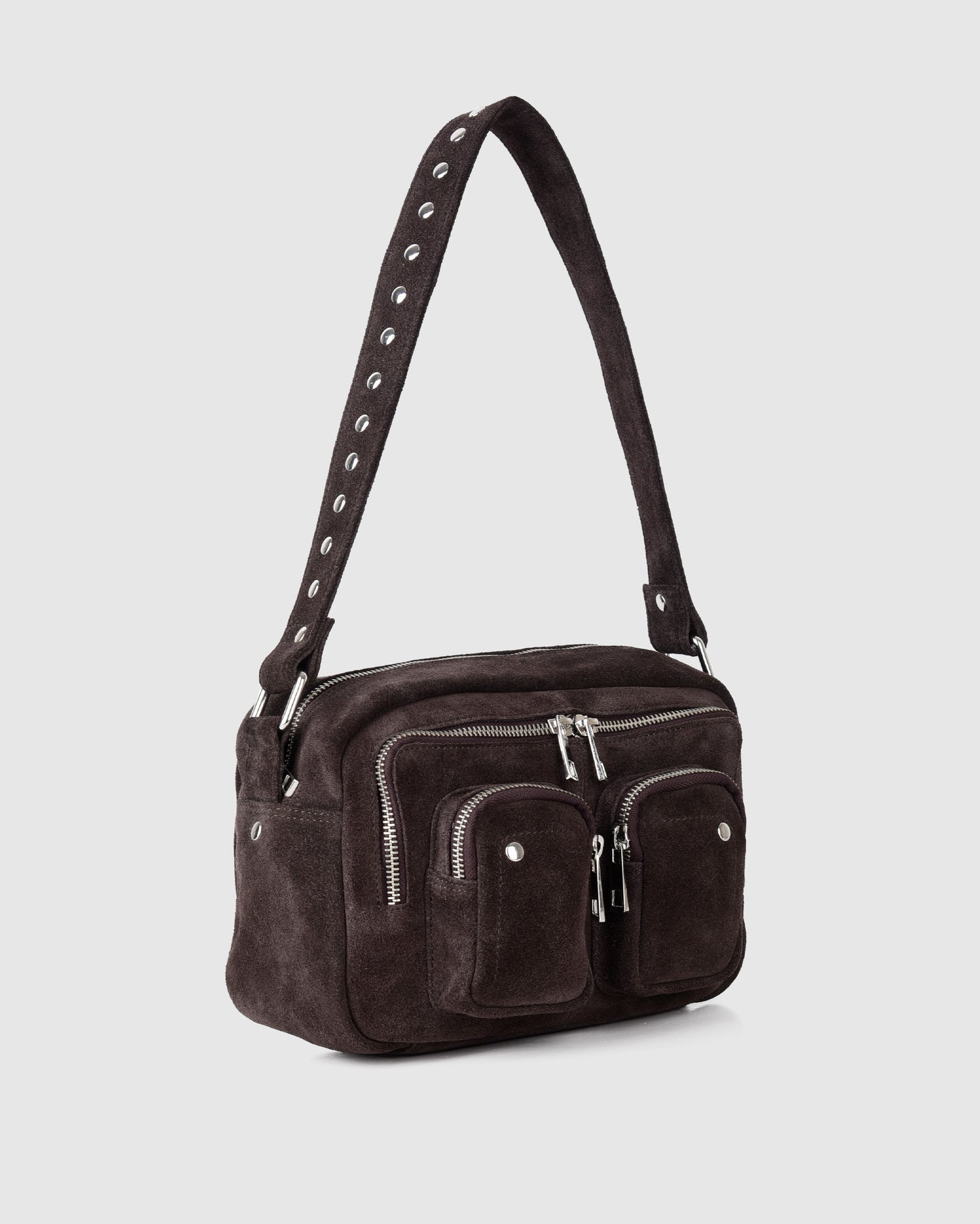 Núnoo Ellie Suede Dark Brown Medium Dark brown