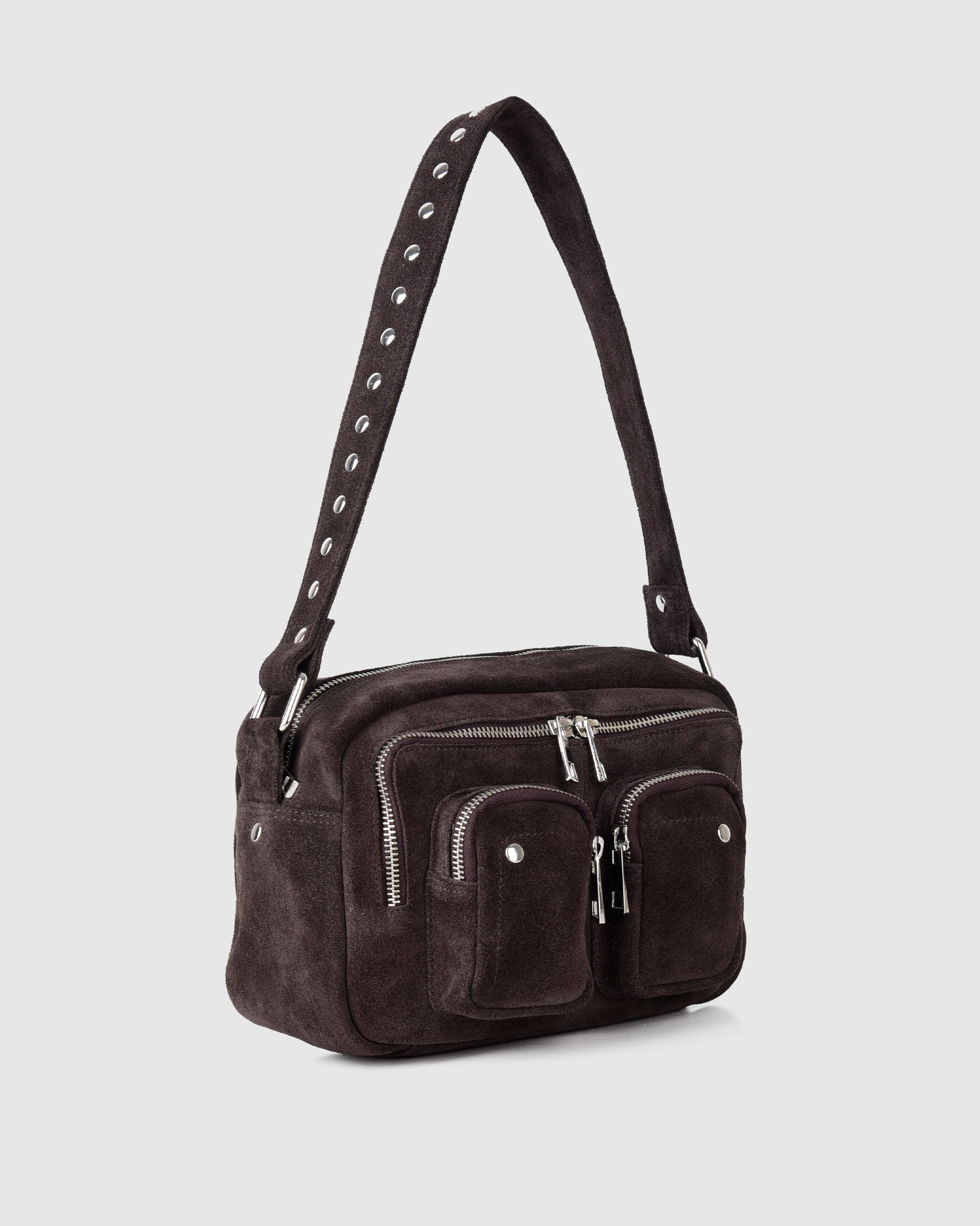 Núnoo Ellie Suede Dark Brown Medium Dark brown