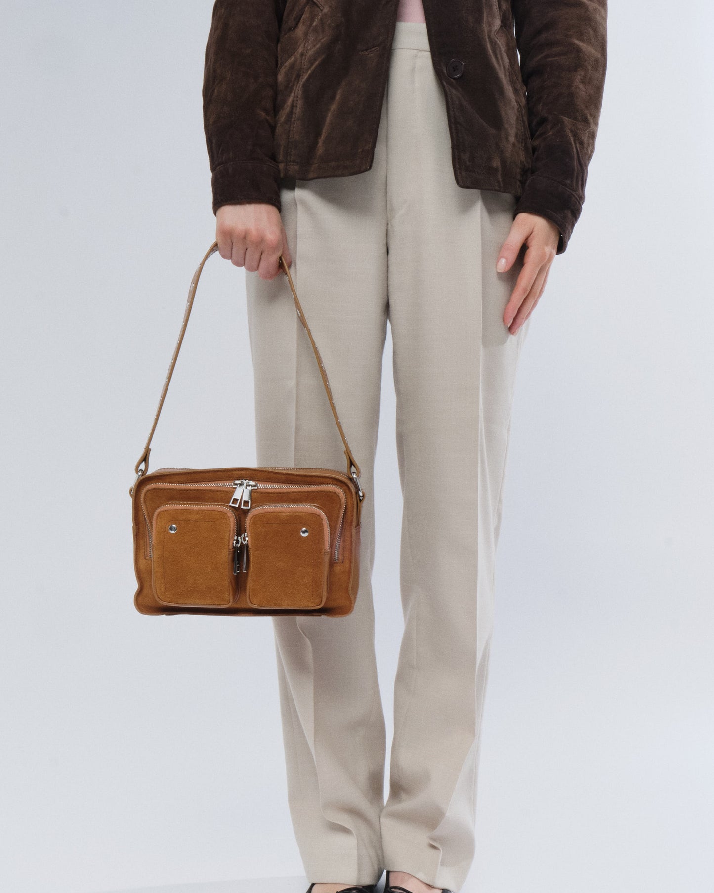 Núnoo Ellie Suede Pecan Brown Medium Pecan Brown