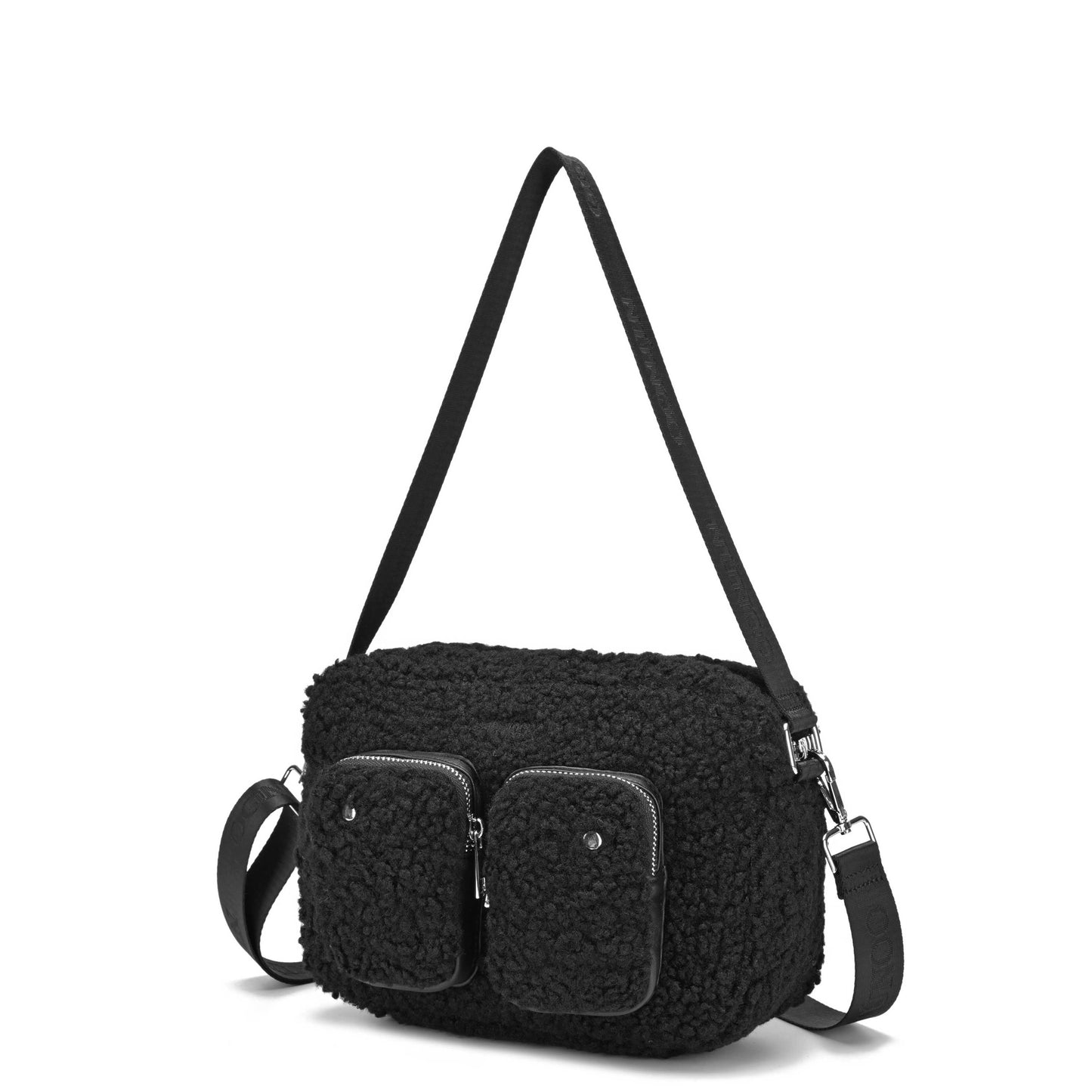 Núnoo Ellie Teddy Black Shoulder bags Black