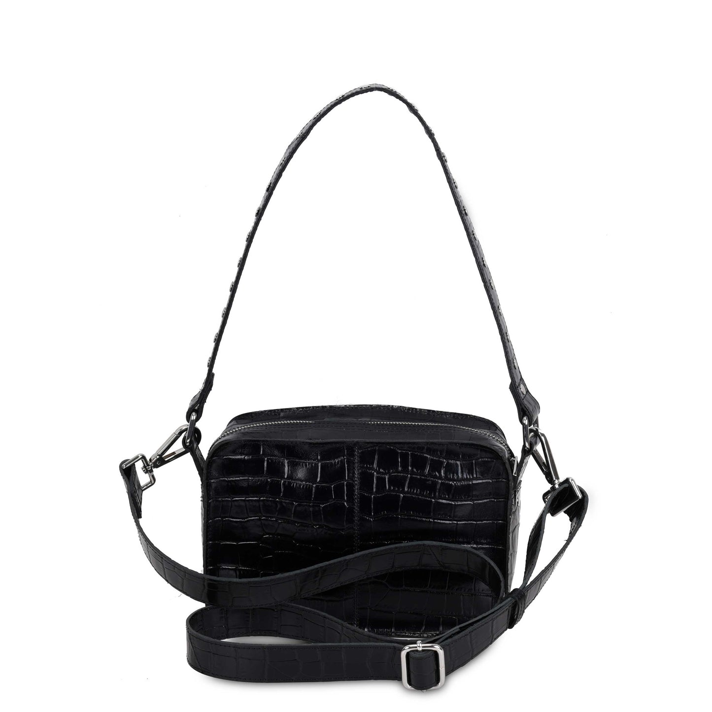 Núnoo Ellie Texas Black w. Antique Silver Shoulder bags Black