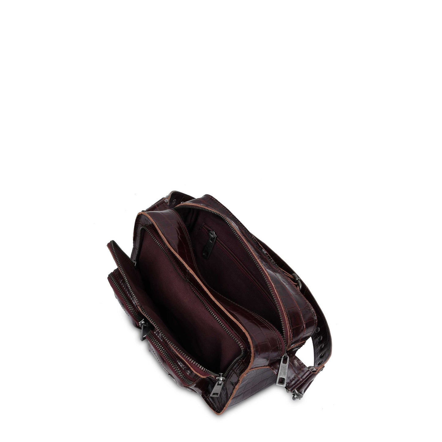 Núnoo Ellie Texas Dark Brown w. Antique Silver Shoulder bags Dark brown