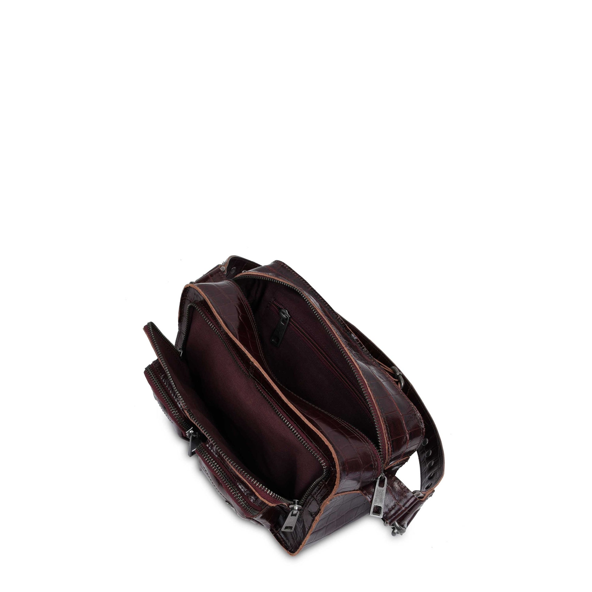 Núnoo Ellie Texas Dark Brown w. Antique Silver Shoulder bags Dark brown