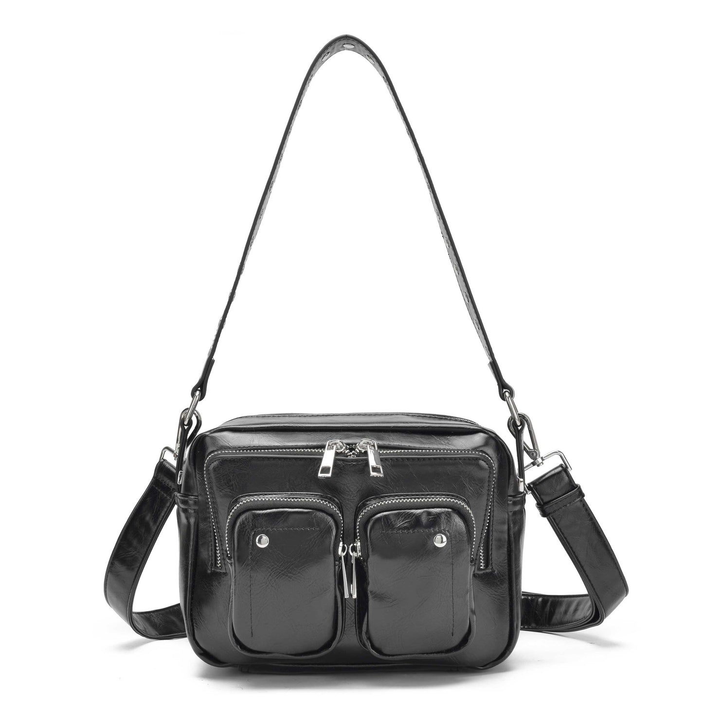Núnoo Ellie Wrinkle Black Medium Black