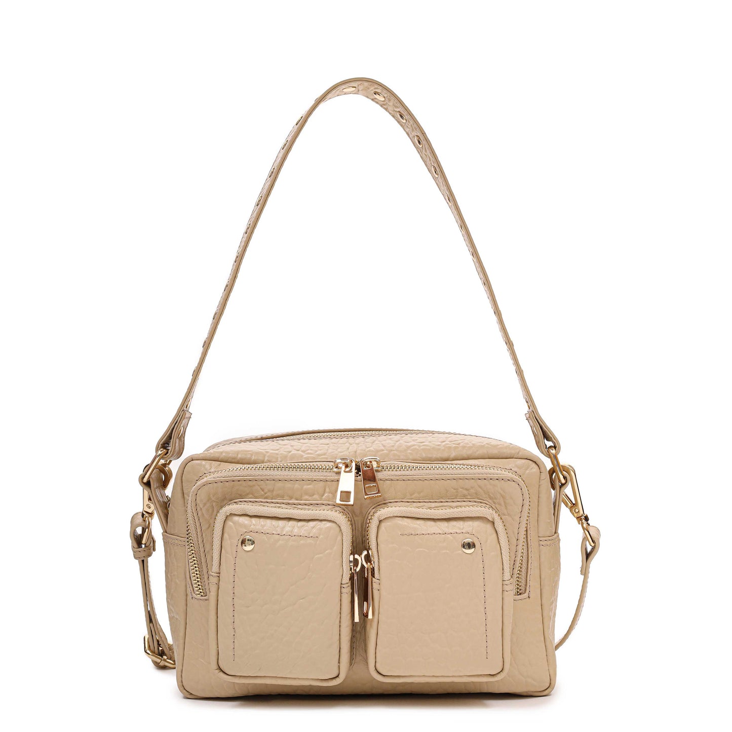 Núnoo Ellie air 3 w. gold Crossbody Latte