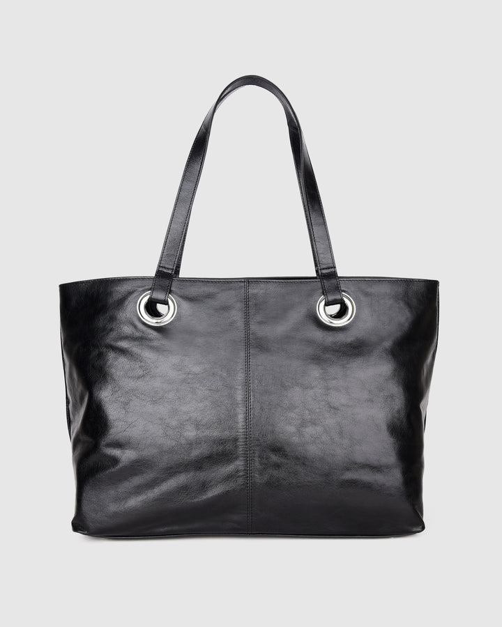 Núnoo Etta Megah w. Suede Black Maxi Black