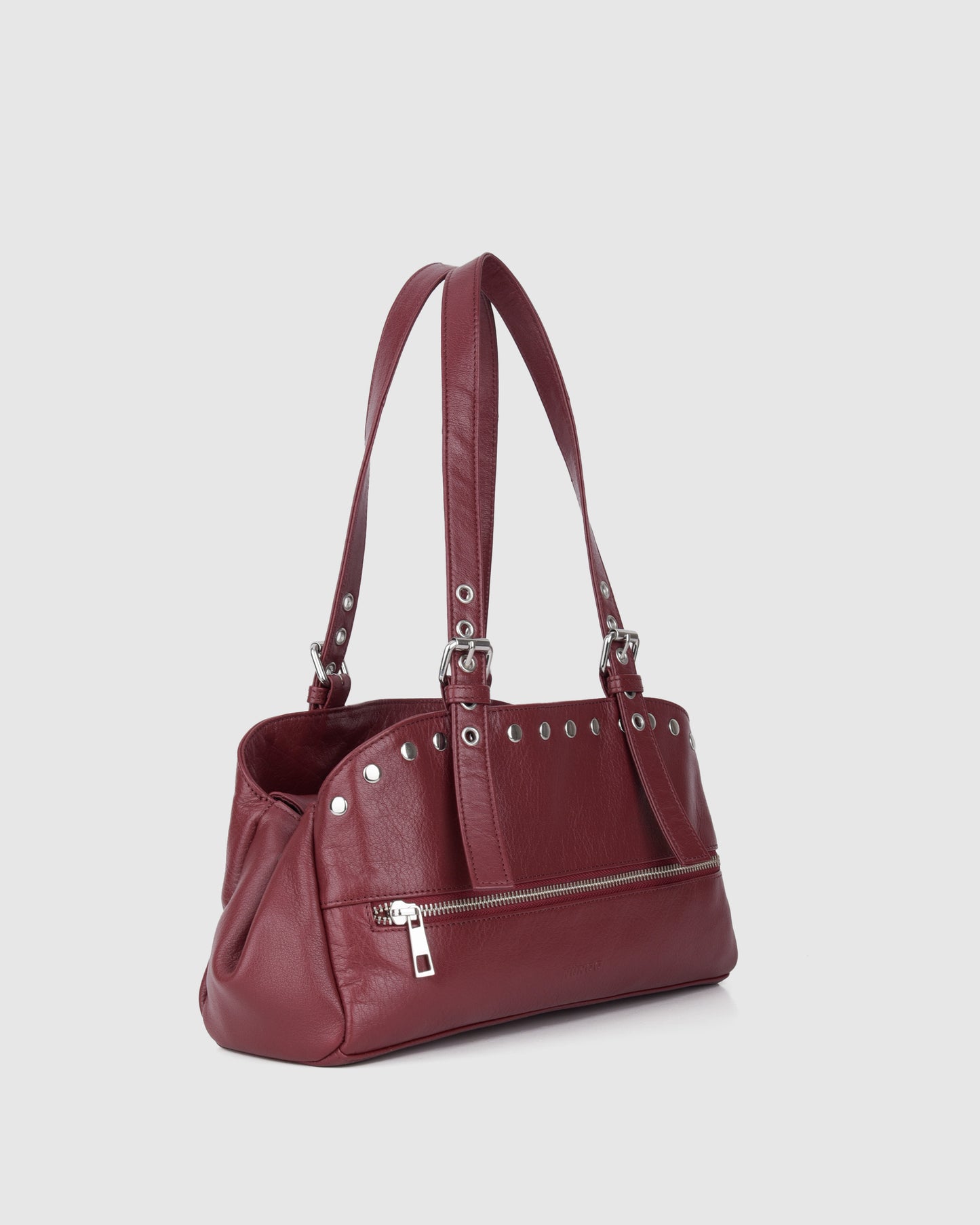 Núnoo Hazel Studs Mountain Bordeaux Medium Bordeaux
