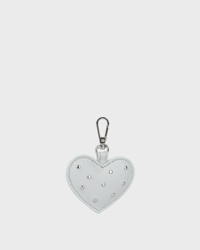 Heart Bag Charm Mountain Illusion Blue