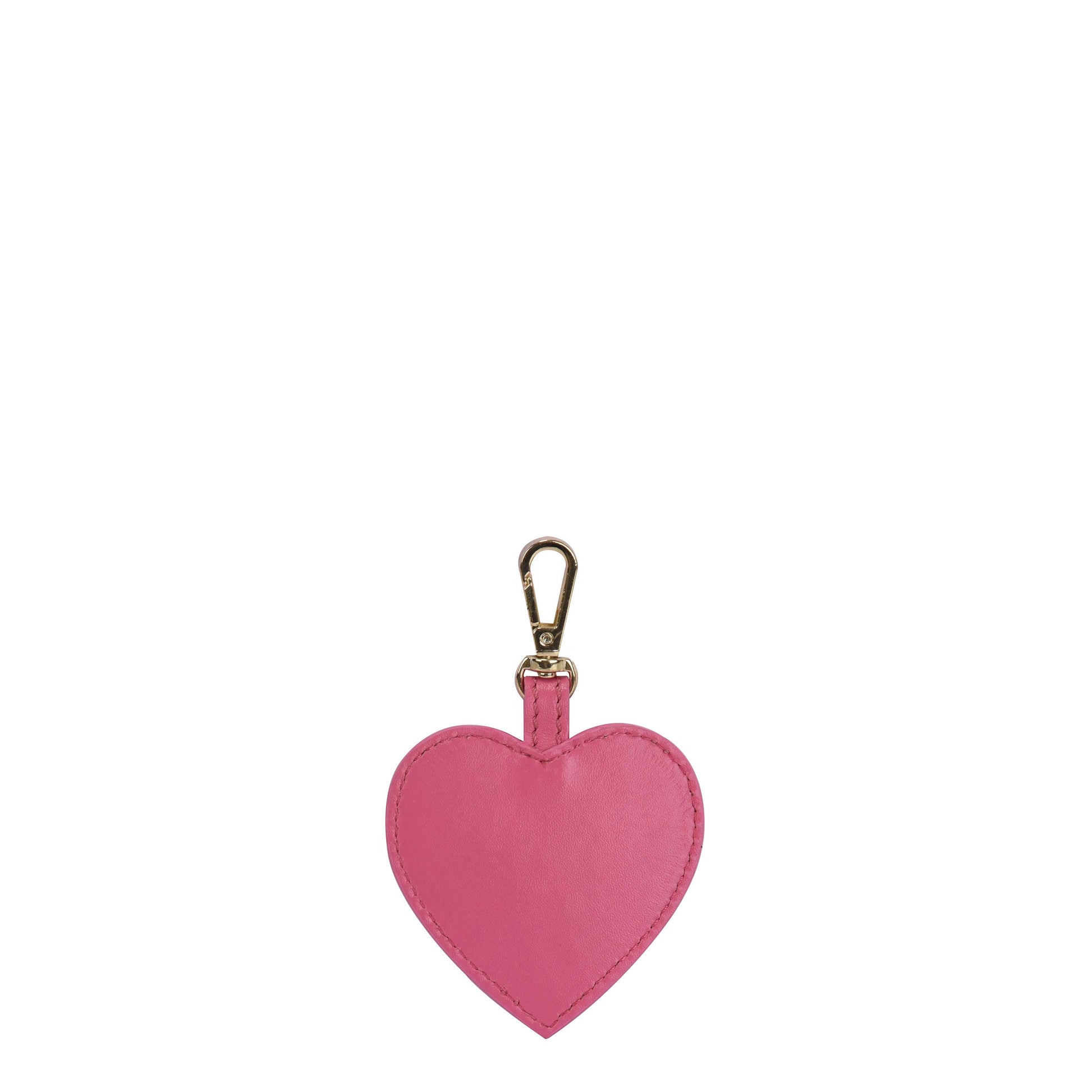 Núnoo Heart Bagcharm Silky Pink w. Gold Accessories Pink