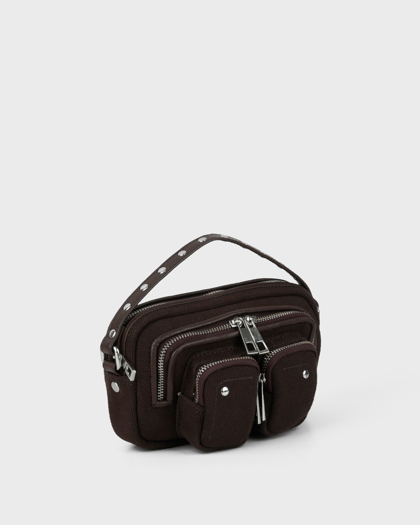 Núnoo Helena Canvas Coffee Small bag Chocolate