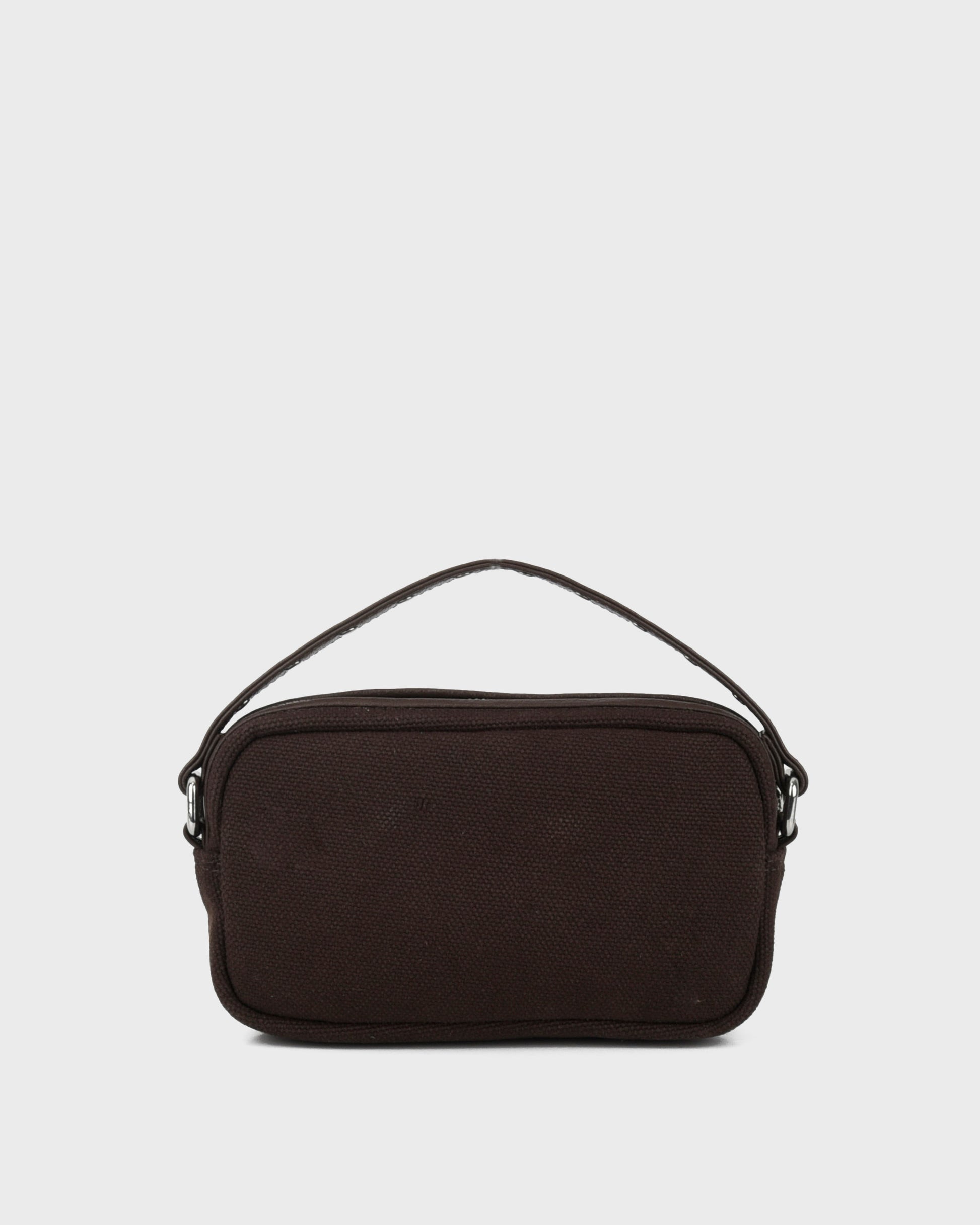 Núnoo Helena Canvas Coffee Small bag Chocolate