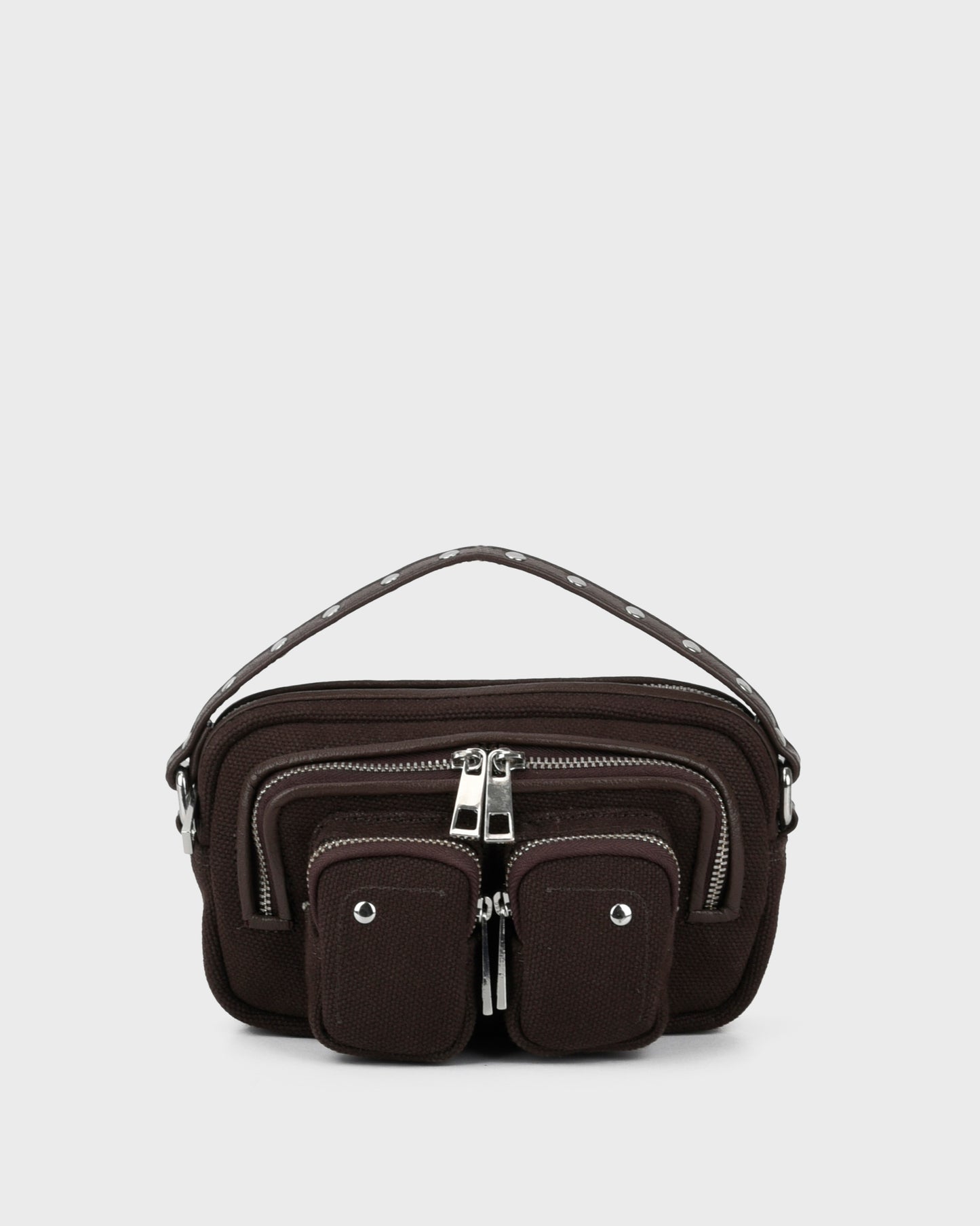 Núnoo Helena Canvas Coffee Small bag Chocolate