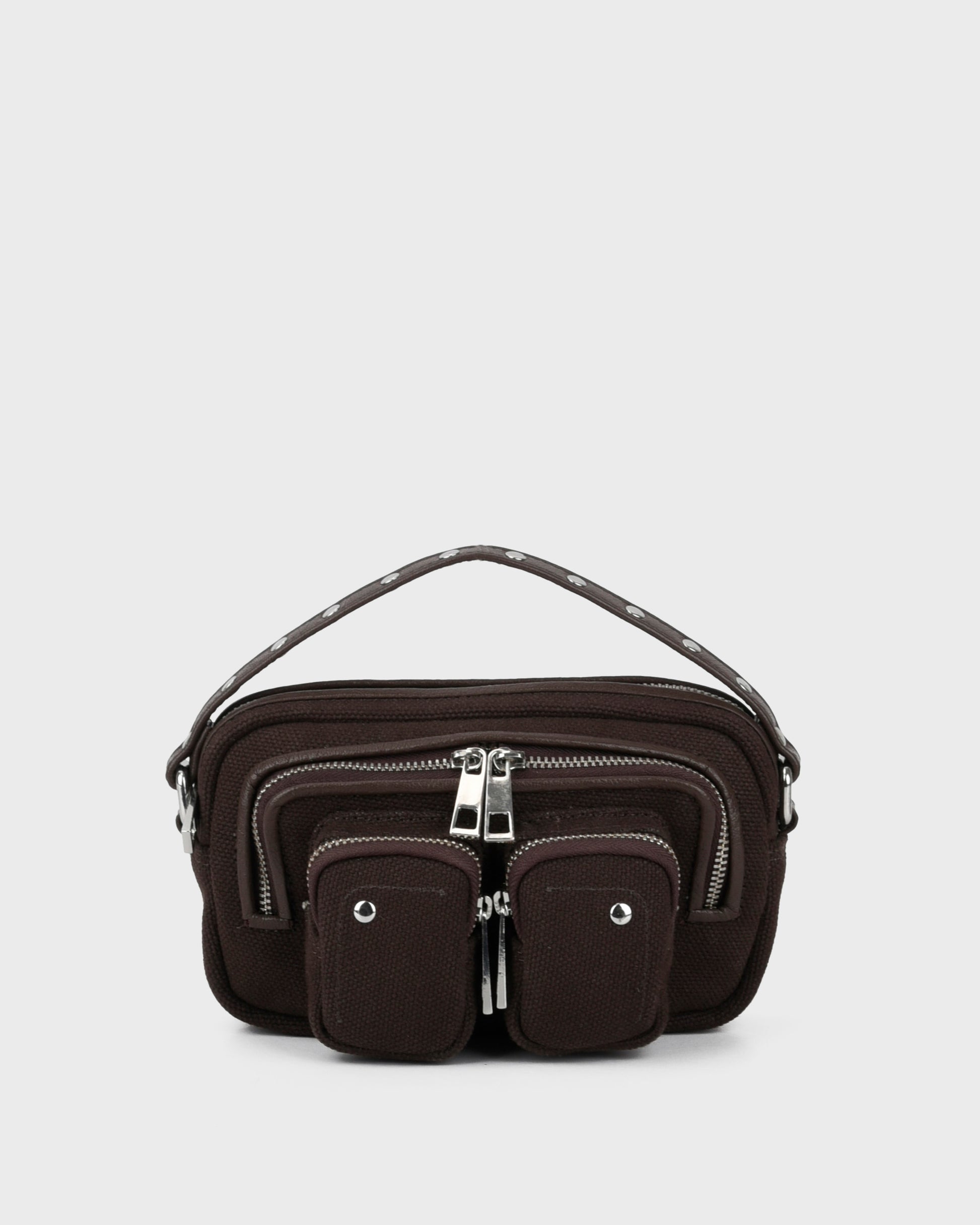 Núnoo Helena Canvas Coffee Small bag Chocolate