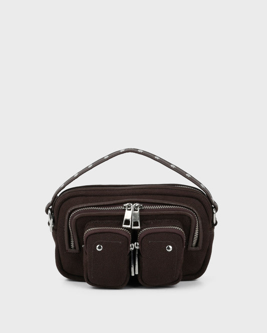 Núnoo Helena Canvas Coffee Small bag Chocolate