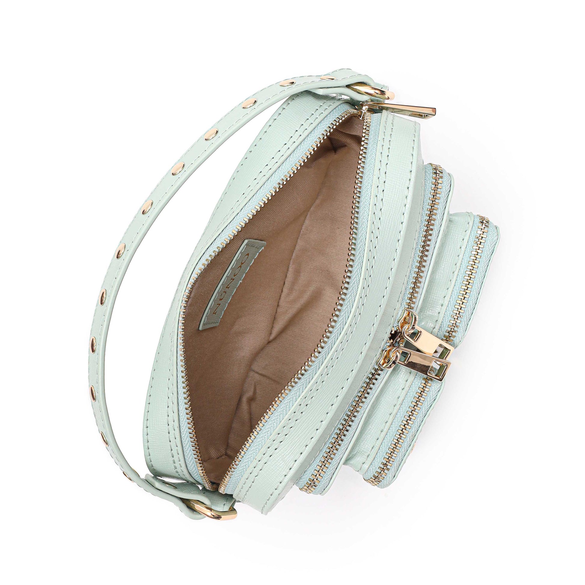 Núnoo Helena Florence Dusty Aqua w. Gold Small bag Dusty Aqua
