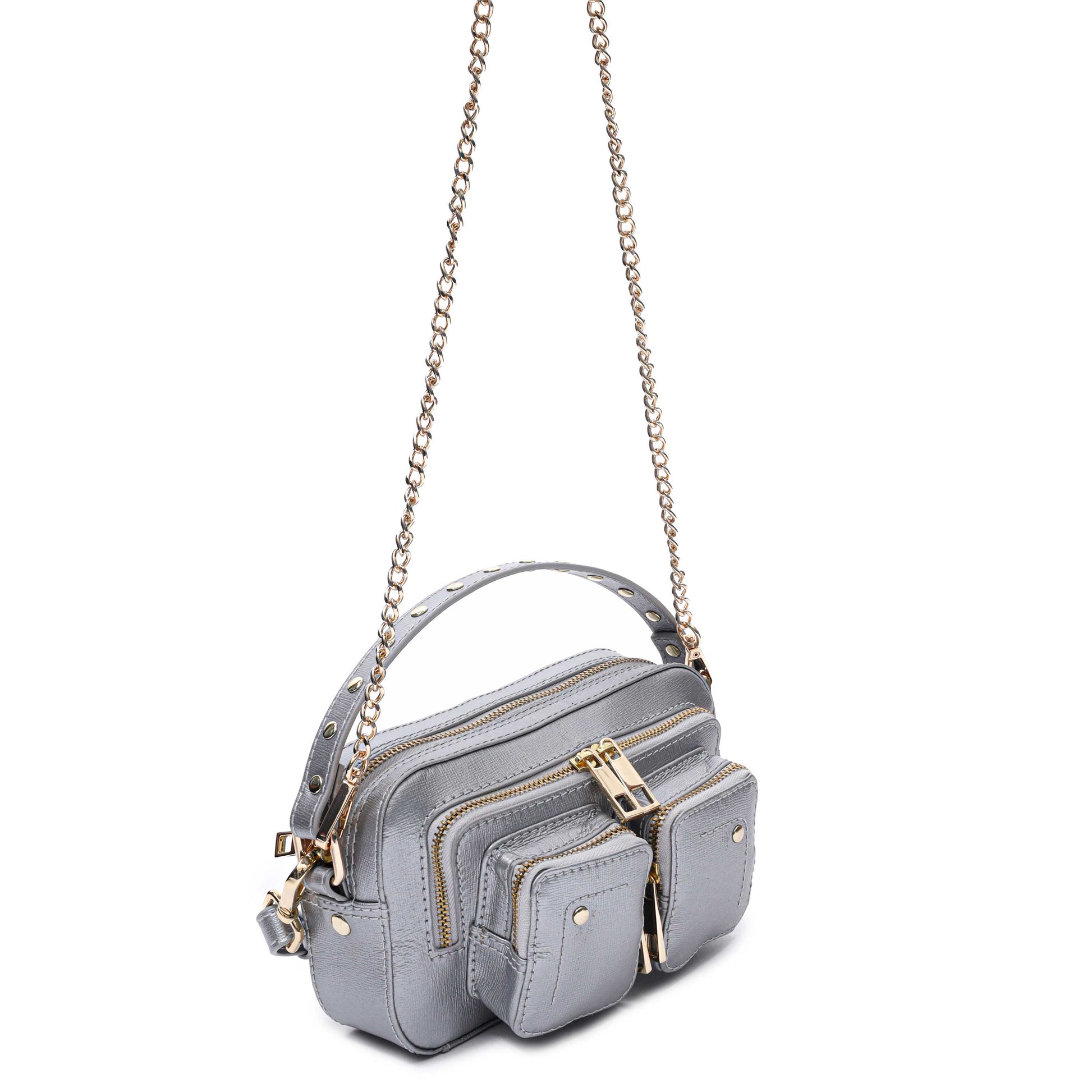 Núnoo Helena Florence Silver W. Gold Small bag Gold
