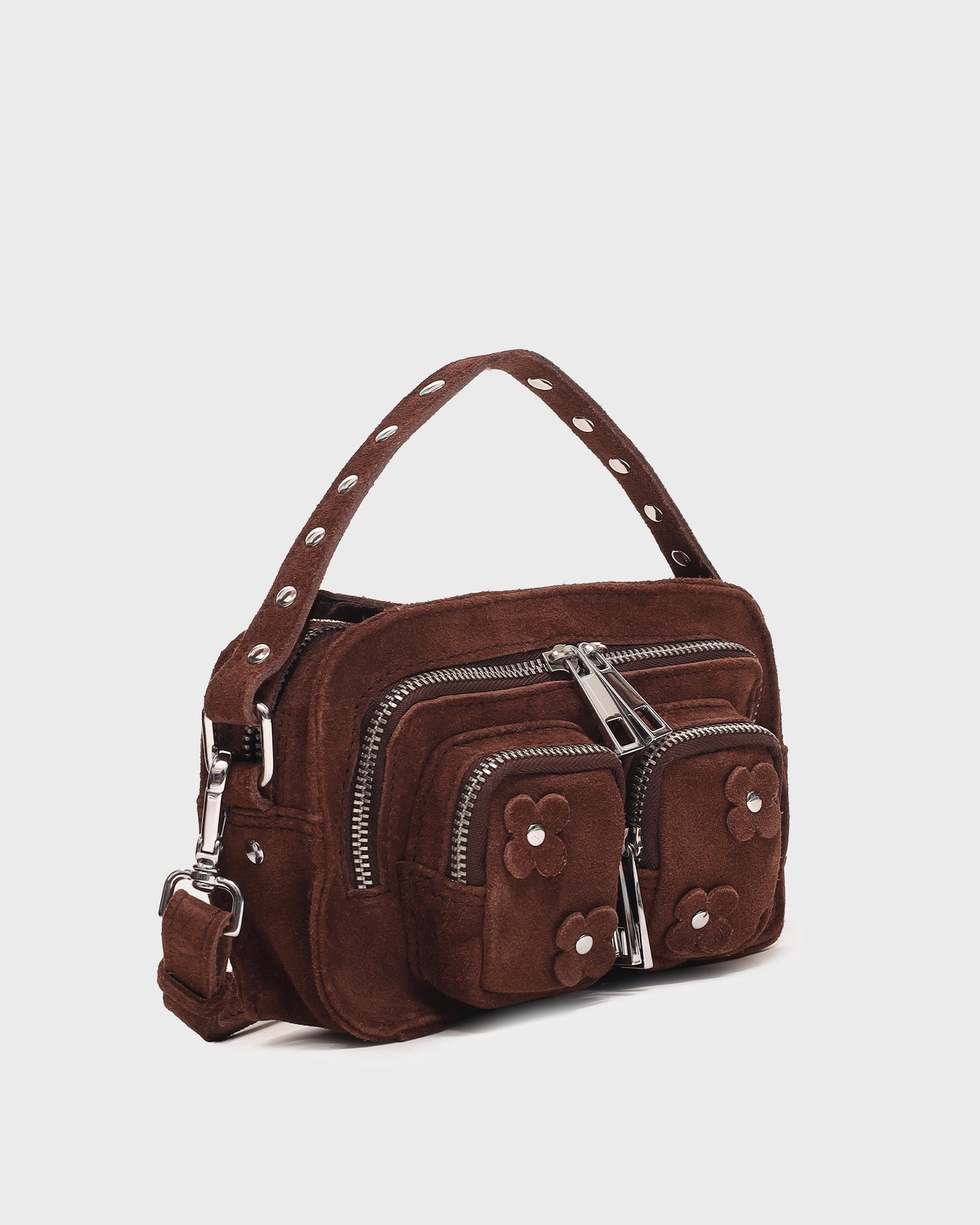 Núnoo Helena Icon Suede Cacao Small bag Cacao