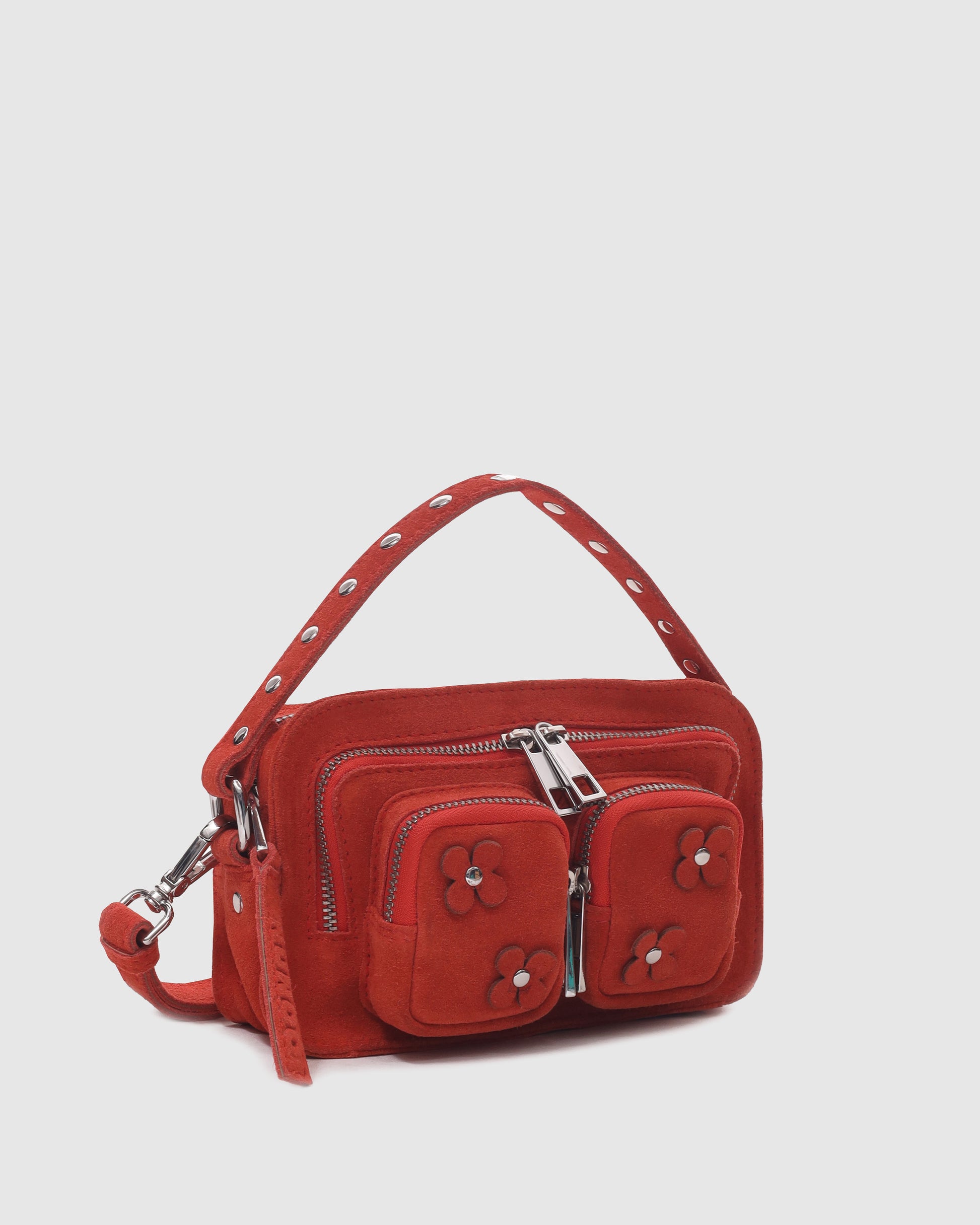 Núnoo Helena Icon Suede Red Small bag Red