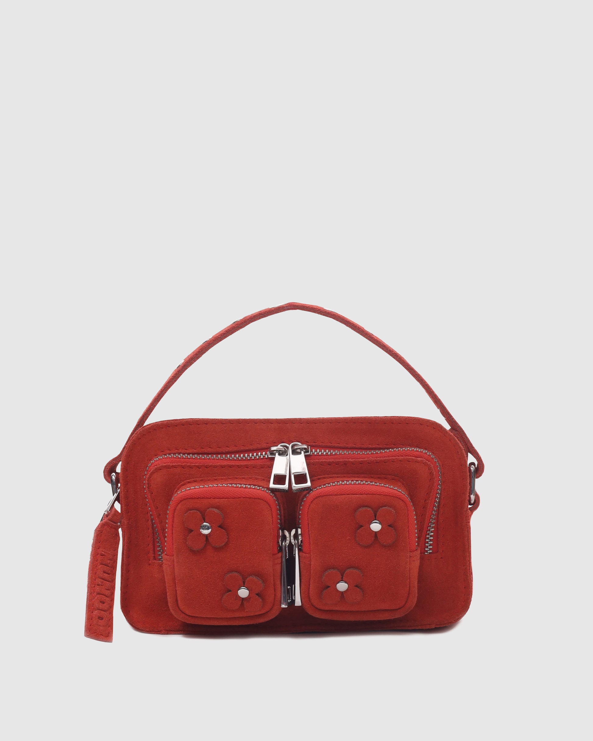 Núnoo Helena Icon Suede Red Small bag Red