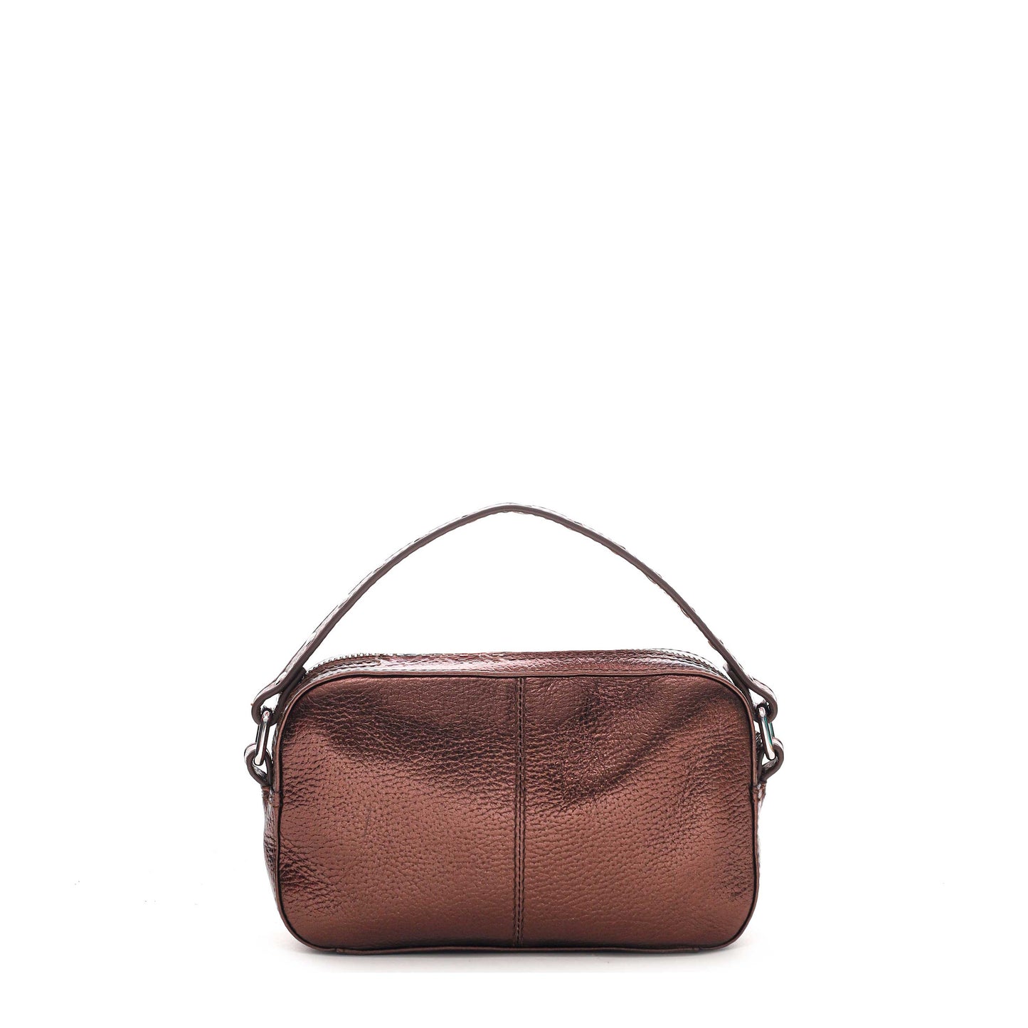 Núnoo Helena Metallic Brown Small bag Brown