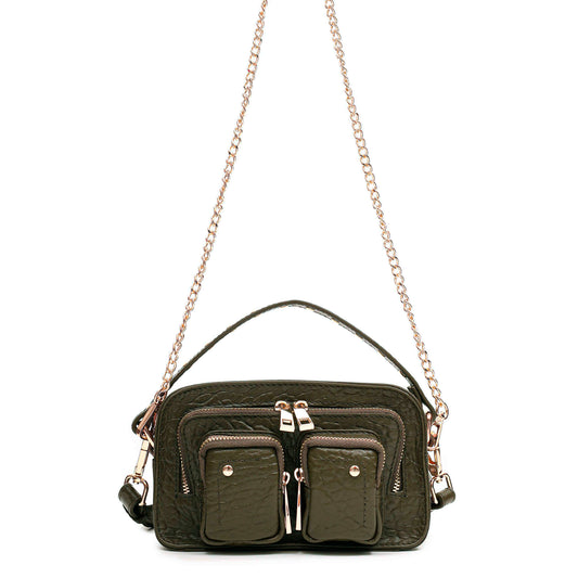 Núnoo Helena New Zealand Olive w. Gold Mini bags Olive