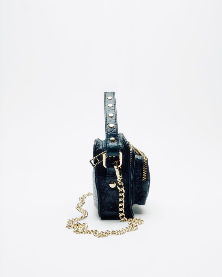 Núnoo Helena New Zealand Black w. gold Small bag Black
