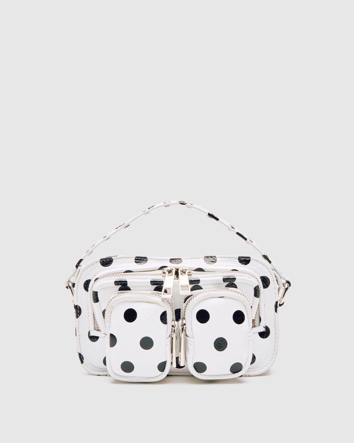 Núnoo Helena Polka White/Black Small bag White/Black
