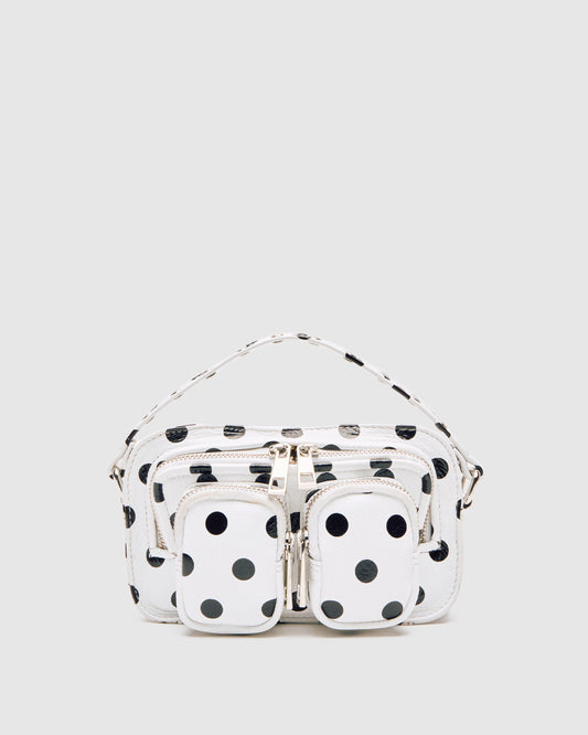 Núnoo Helena Polka White/Black Small bag White/Black