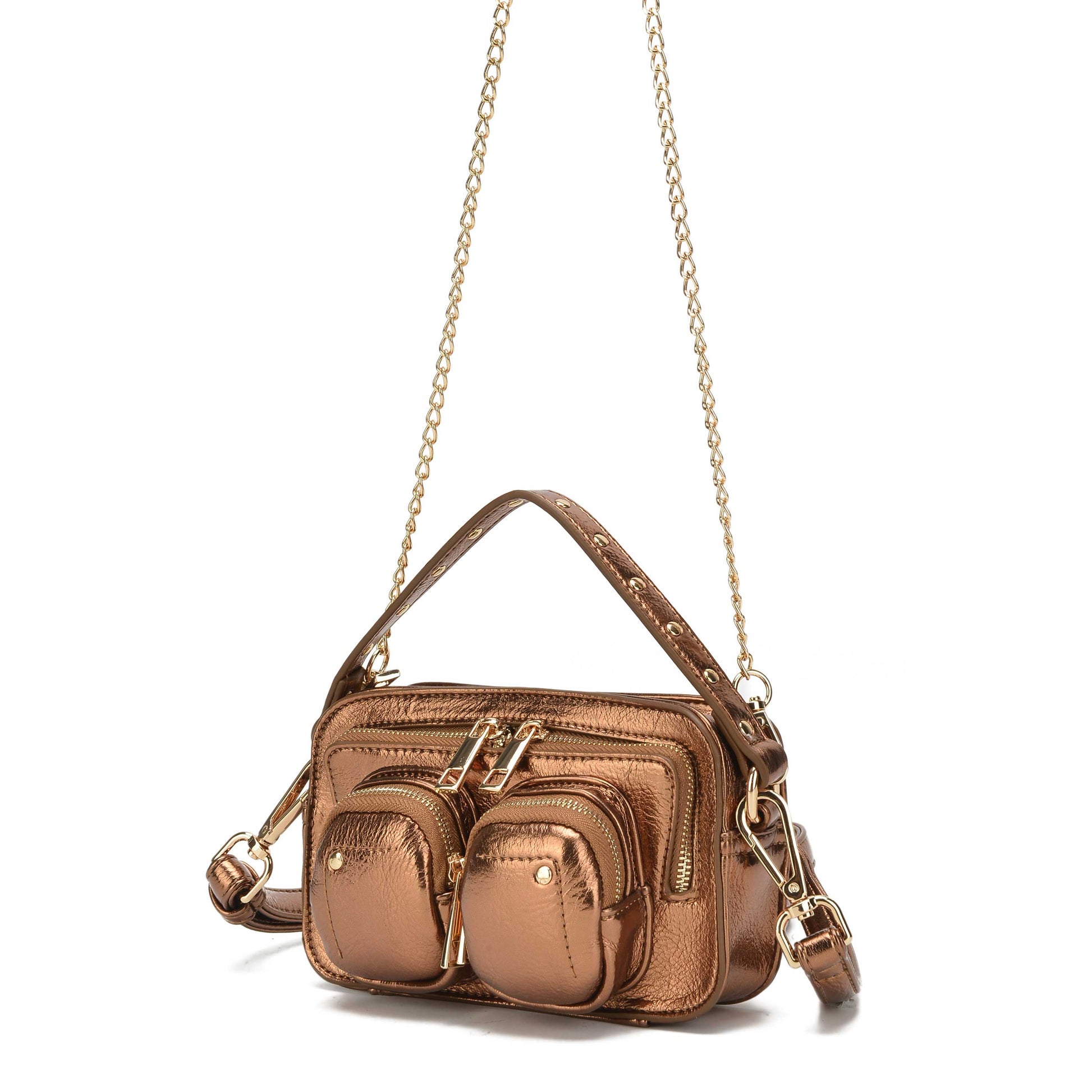 Núnoo Helena Recycled Cool Bronze Small bag Bronze
