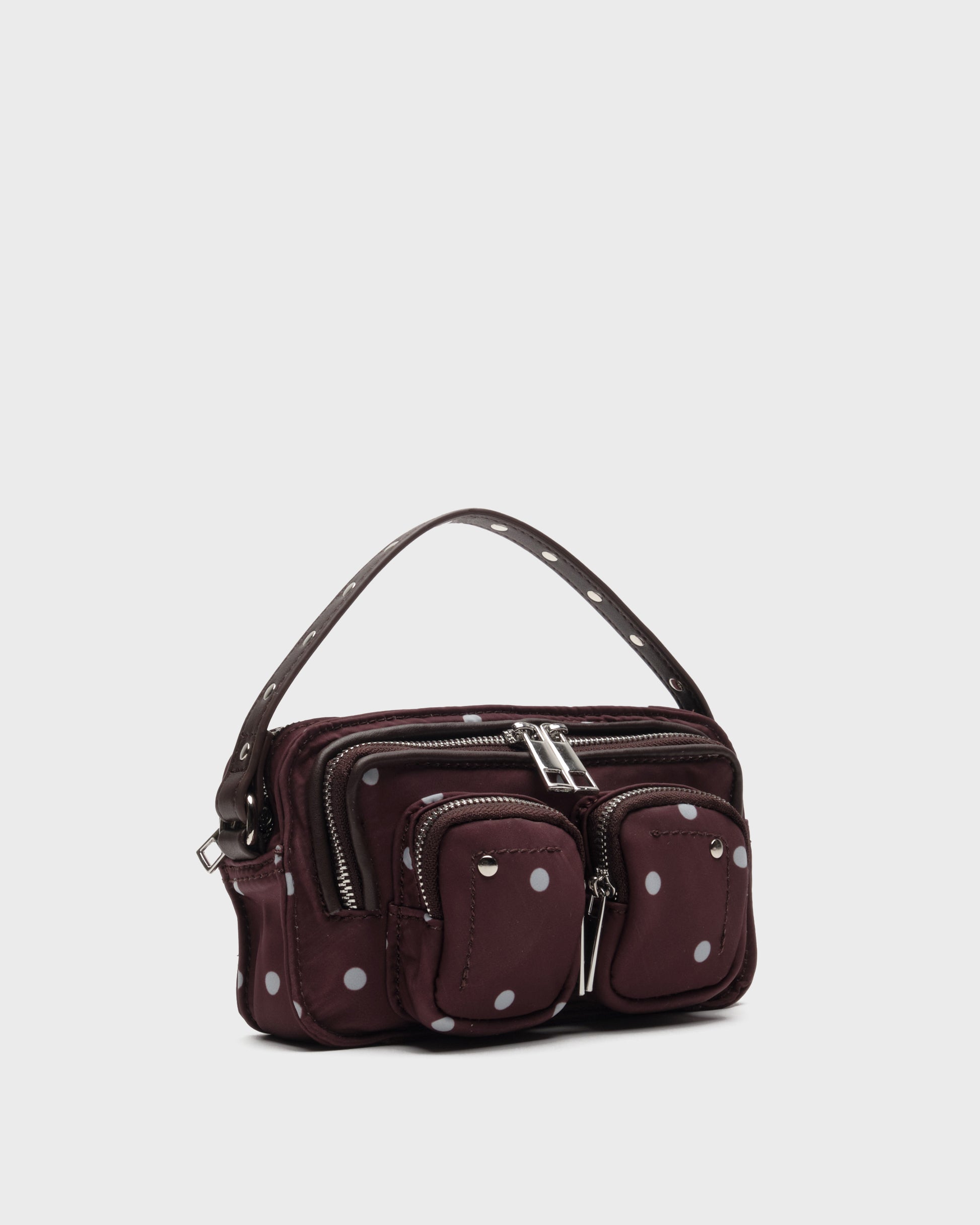 Núnoo Helena Recycled Nylon Chocolate Dots Small bag Chocolate Dots