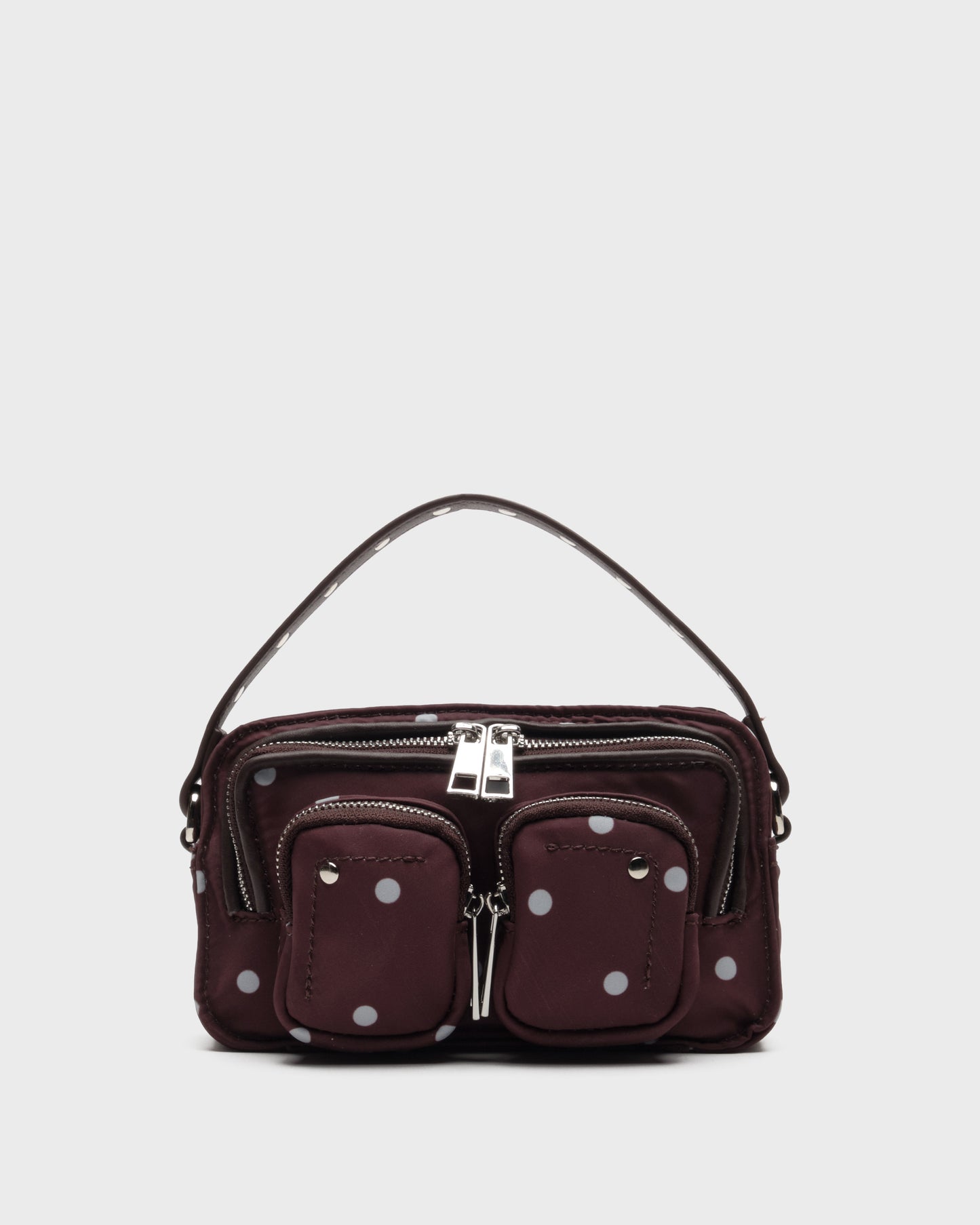 Núnoo Helena Recycled Nylon Chocolate Dots Small bag Chocolate Dots