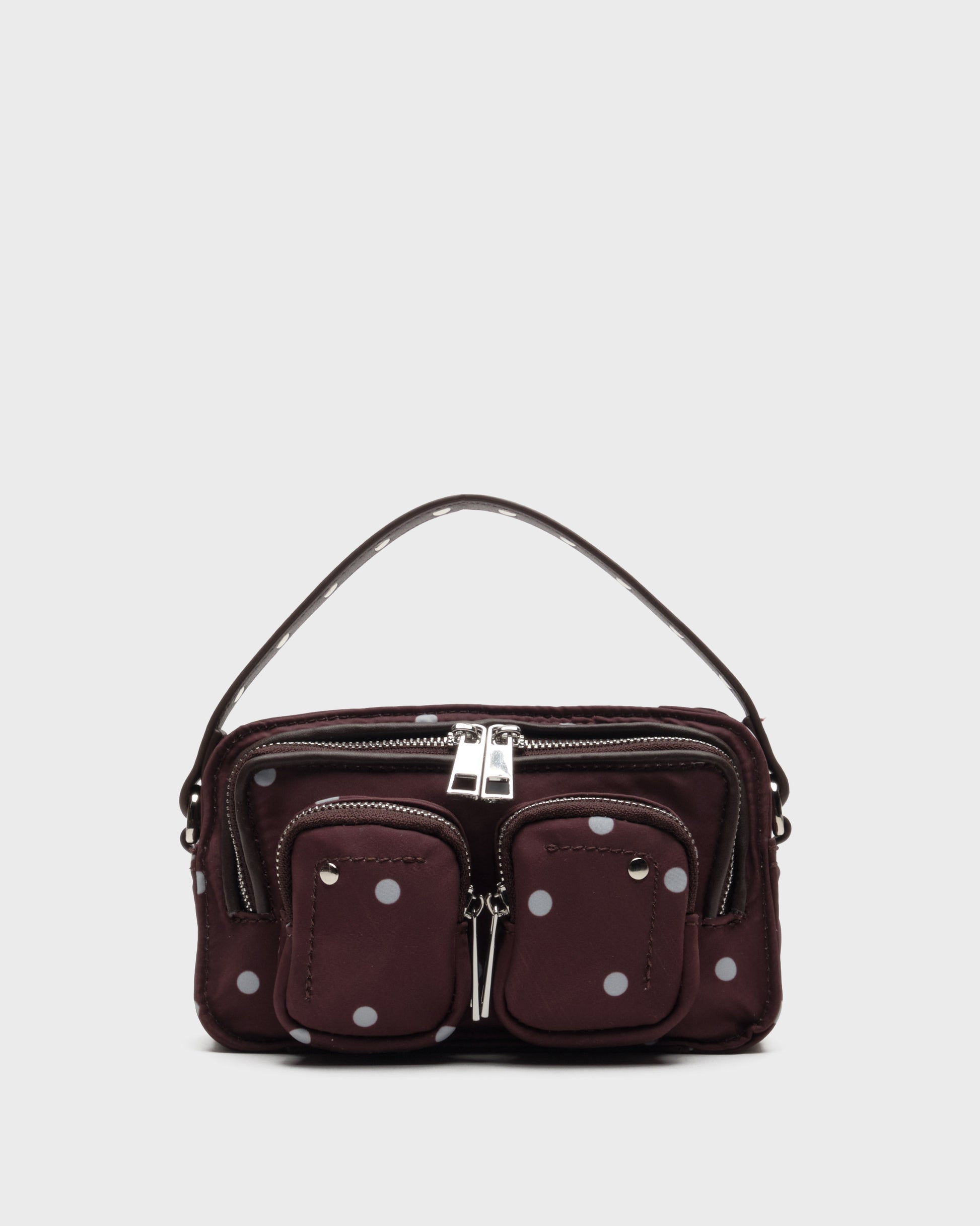 Núnoo Helena Recycled Nylon Chocolate Dots Small bag Chocolate Dots