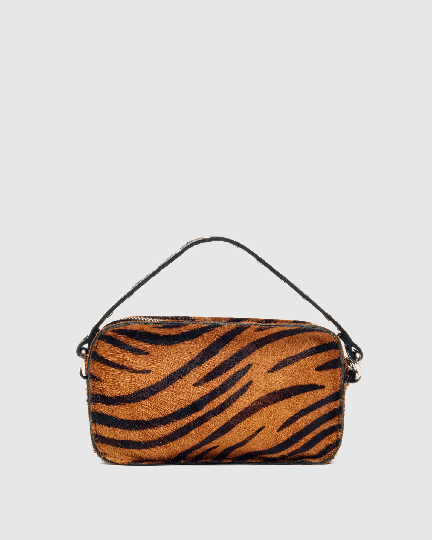 Núnoo Helena Stripes Deluxe Dark Brown Small bag Stripes