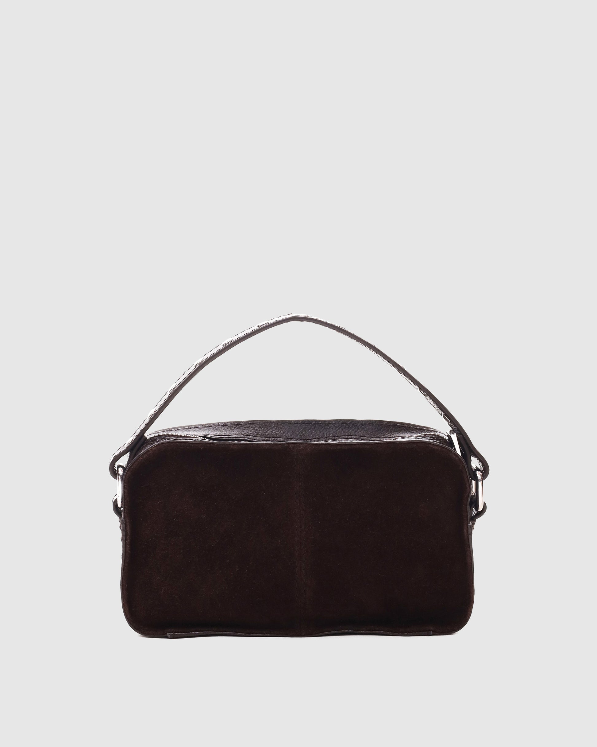 Núnoo Helena Suede Chocolate Small bag Chocolate