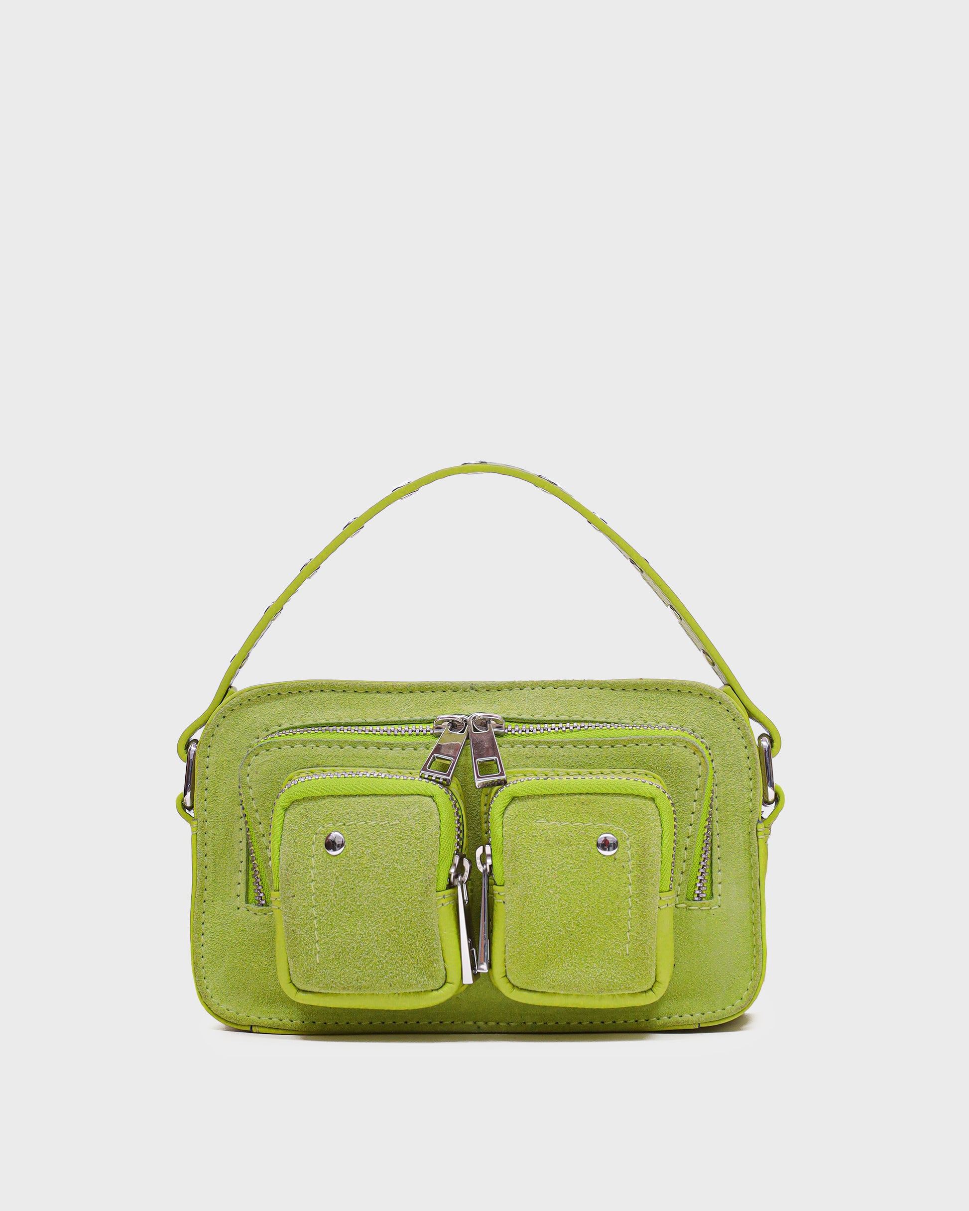 Núnoo Helena Suede Lime Small bag