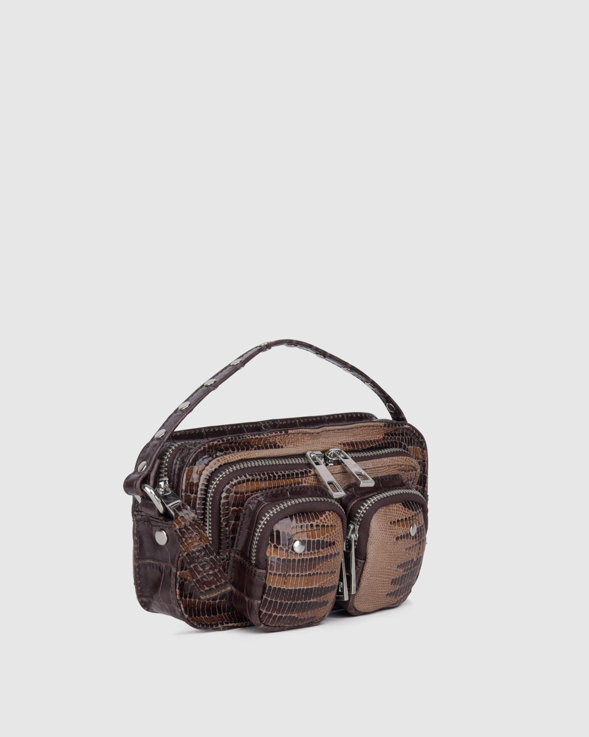Núnoo Helena Viper Brown Small bag Brown