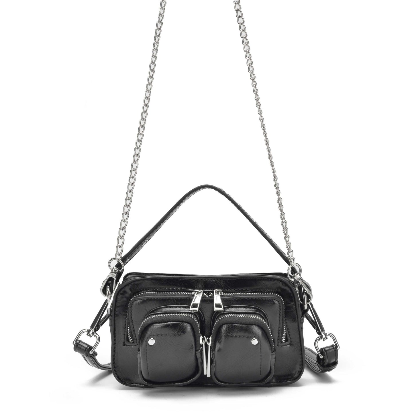 Núnoo Helena Wrinkle Black Shoulder bags Black