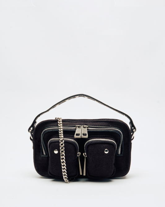 Núnoo Helena recycled canvas black Small bag Black