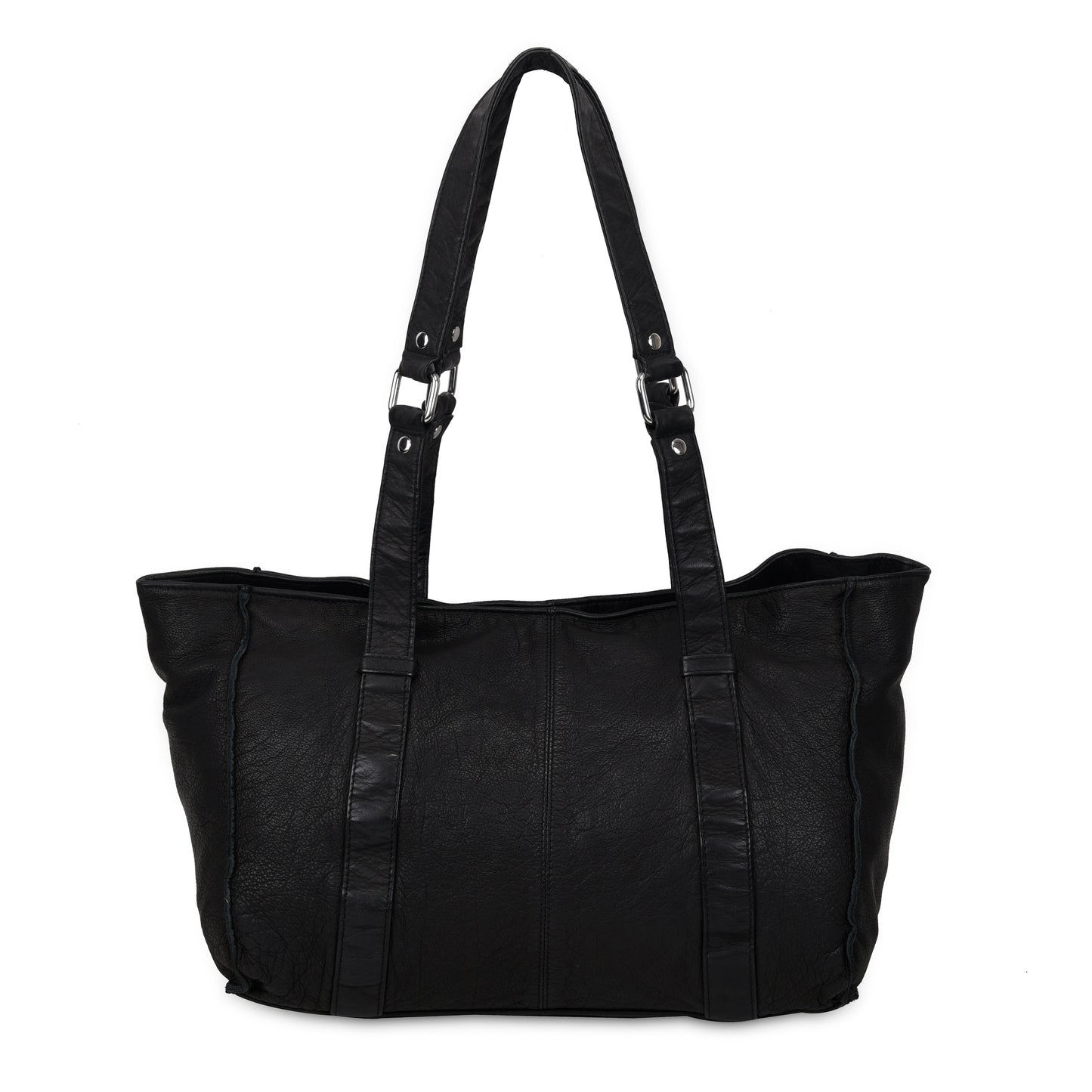 Núnoo Holiday Rivet Washed Black Tote Black